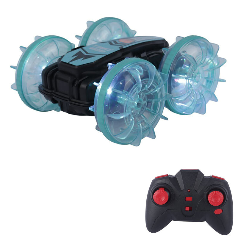 ماشین کنترلی شارژی دیوانه 4 چرخ رنگی آب و خاک Stunt Behtoys 103 کد 103