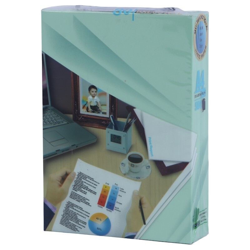 کاغذ A5 رنگی کپی مکس 80 گرم بسته 500 عددی