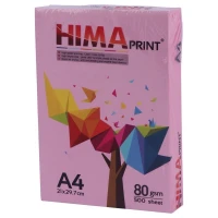 کاغذ A4 رنگی هیما پرینت 80 گرم بسته 500 عددی کد 1