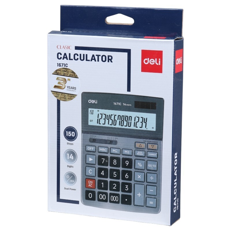 ماشین حساب دلی Deli 1671C