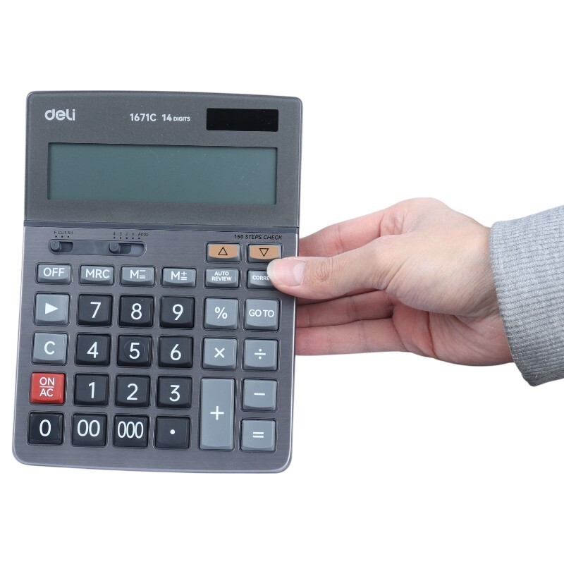 ماشین حساب دلی Deli 1671C