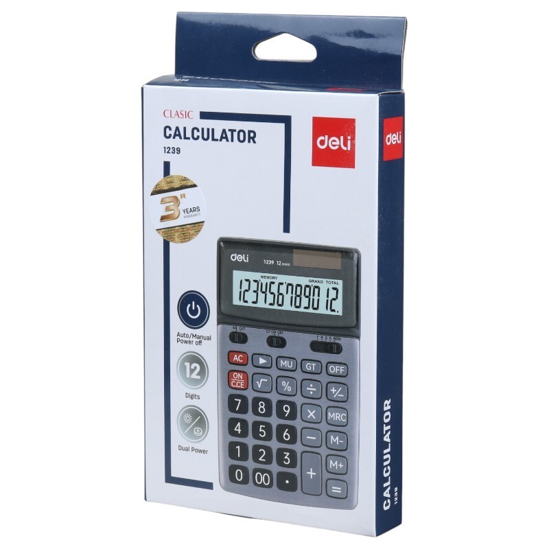 ماشین حساب دلی Deli 1239