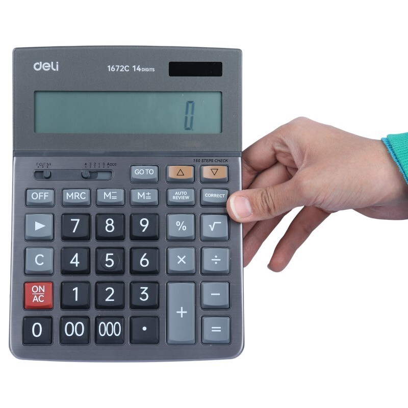 ماشین حساب دلی Deli 1672C