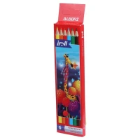 مداد رنگی 6 رنگ البرز