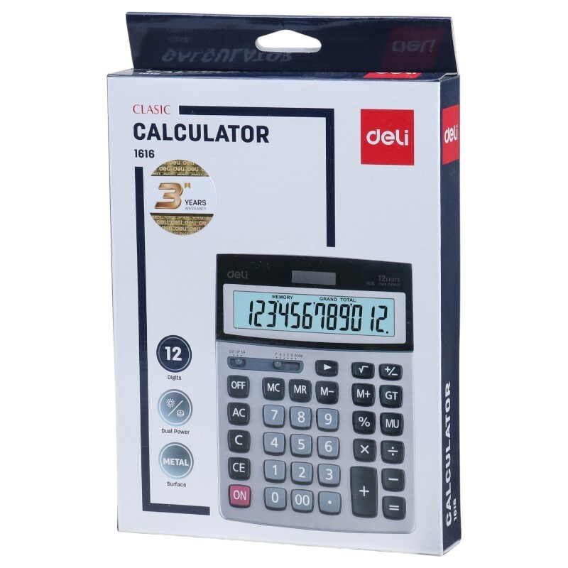 ماشین حساب دلی Deli 1616