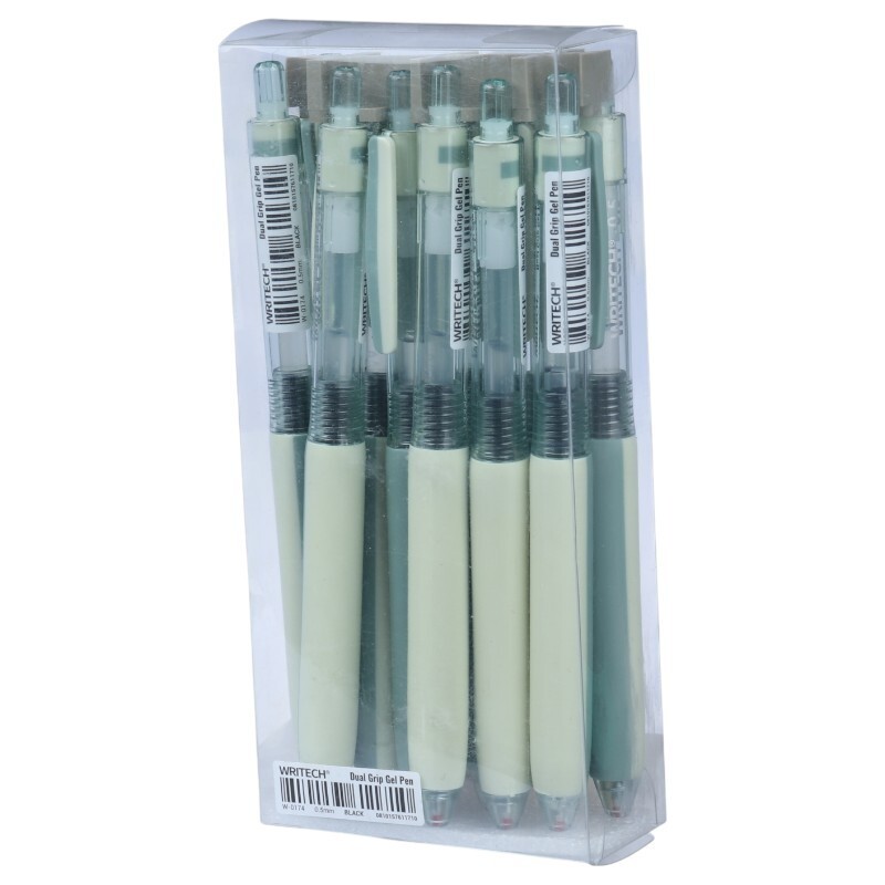 خودکار ژله ای رایتک 0.5 میلی متر Dual Grip W-0174 بسته 12 عددی