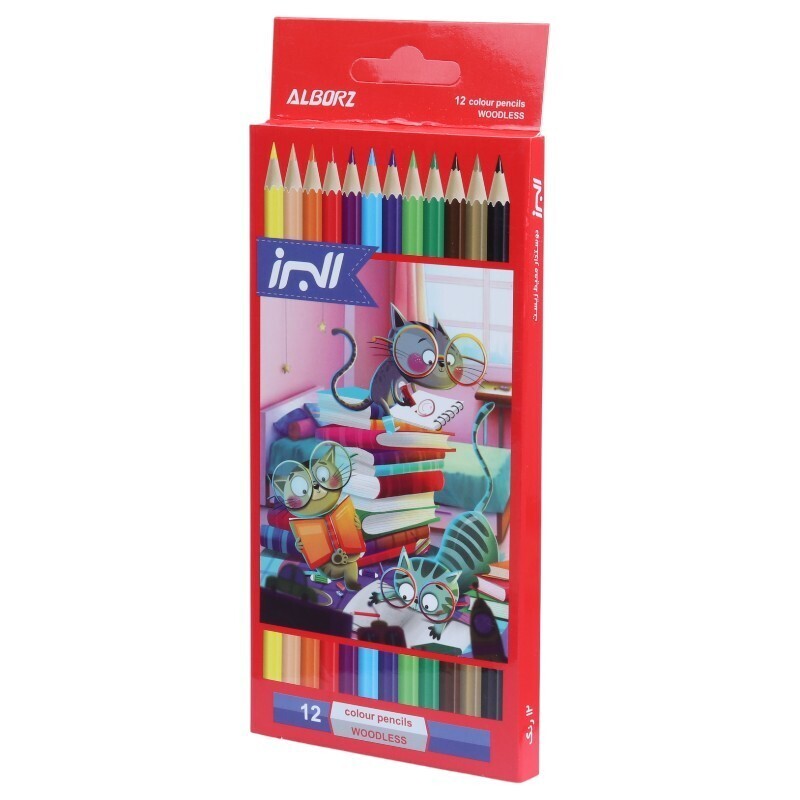مداد رنگی 12 رنگ البرز