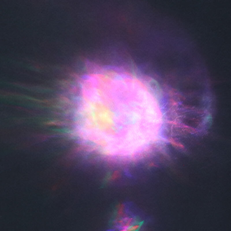 رقص نور موزیکال گردان کهکشانی طرح آدم فضایی L008 + ریموت کنترل کد 157