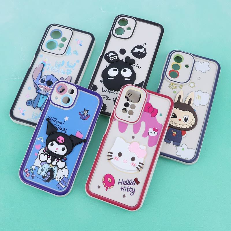 قاب سولید عروسکی محافظ لنزدار با بند مچی