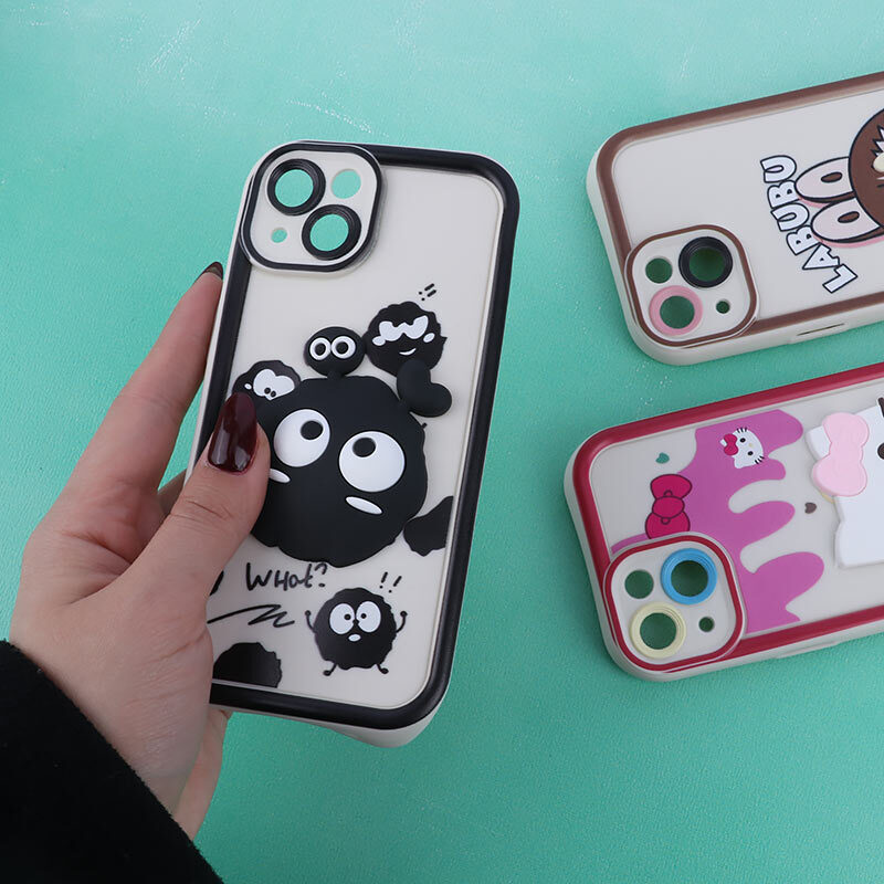 قاب سولید عروسکی محافظ لنزدار با بند مچی