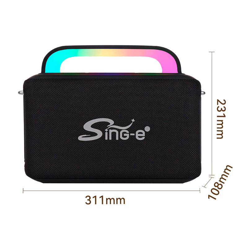 اسپیکر بلوتوثی سینگ ای ZQS V71 + میکروفون و ریموت کنترل