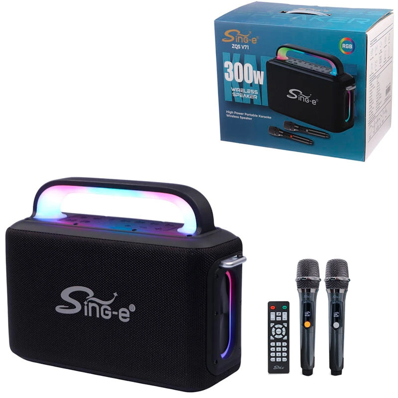 اسپیکر بلوتوثی سینگ ای ZQS V71 + میکروفون و ریموت کنترل