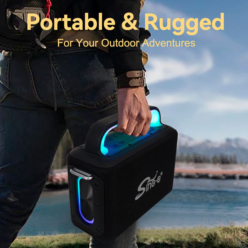 اسپیکر بلوتوثی سینگ ای ZQS V71 + میکروفون و ریموت کنترل