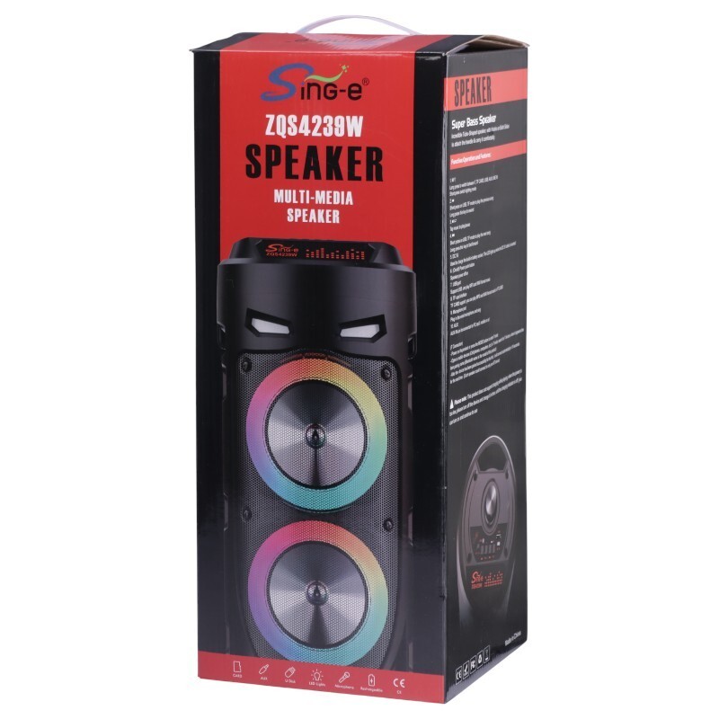 اسپیکر بلوتوثی سینگ ای ZQS4239 + میکروفون و ریموت کنترل