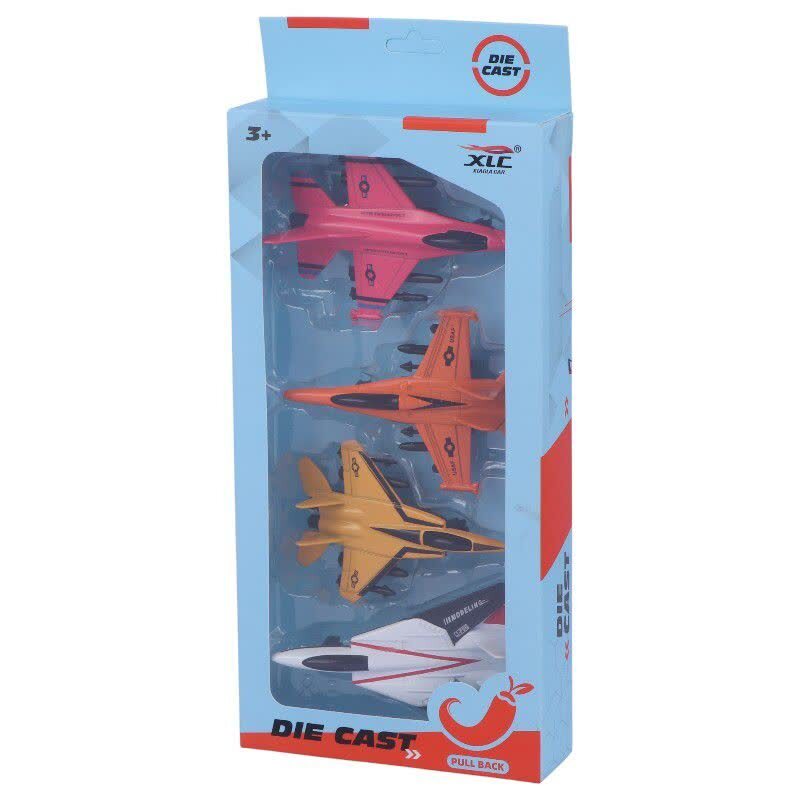 اسباب بازی فلزی جت XLC Die Cast No.1210-W44 بسته 4 عددی