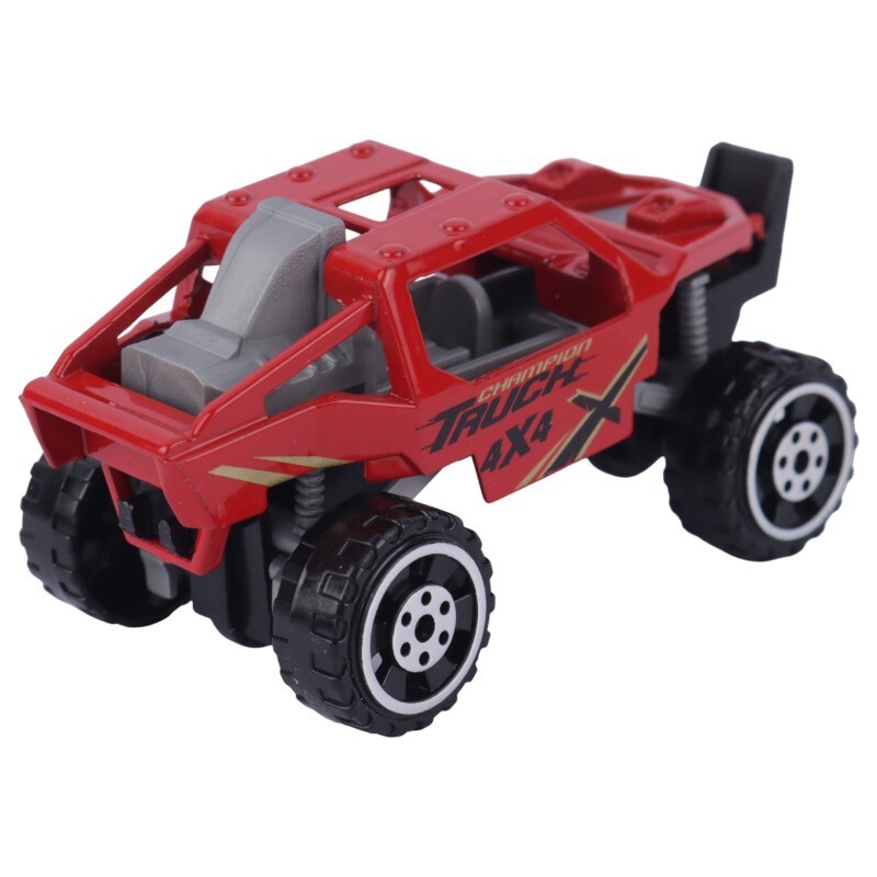 ماشین اسباب بازی فلزی آتش نشانی NO.1215A بسته 6 عددی