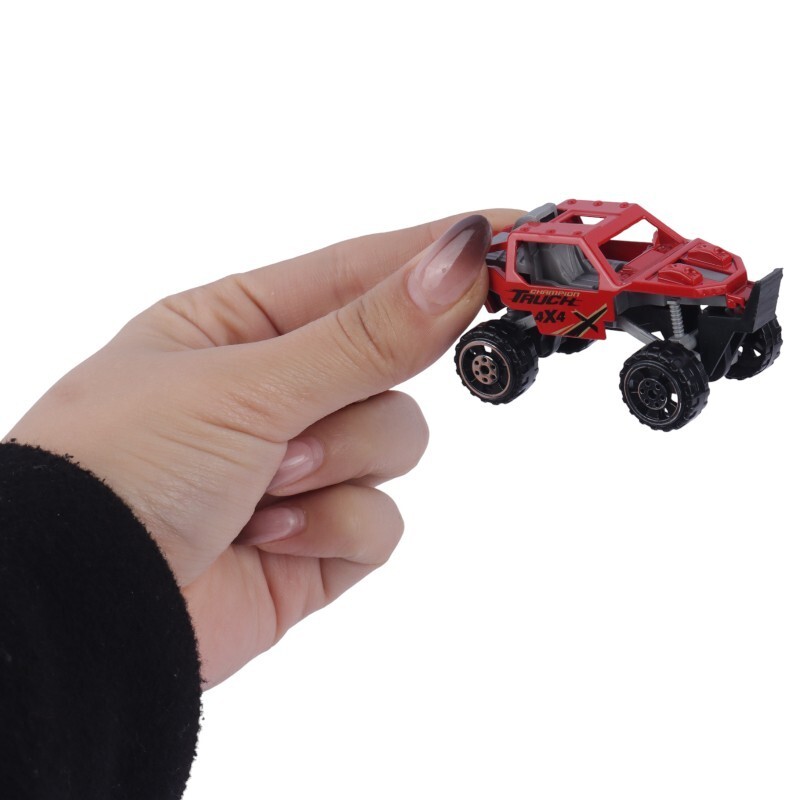 ماشین اسباب بازی فلزی آتش نشانی NO.1215A بسته 6 عددی