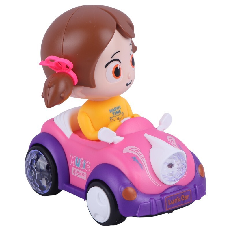اسباب بازی ماشین موزیکال چرخشی Girls Stunt Car NO.ZX528 کد 132