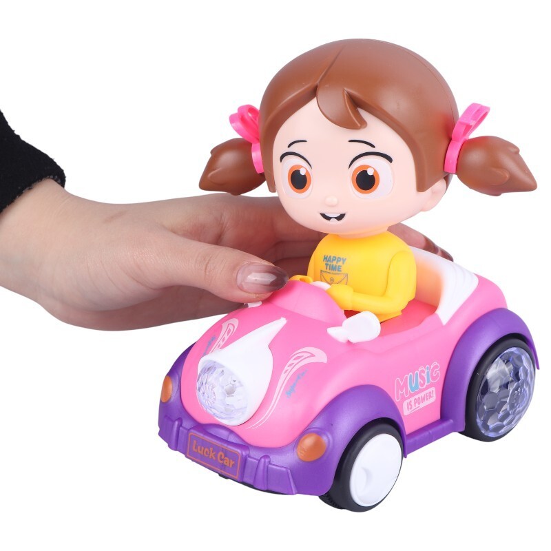 اسباب بازی ماشین موزیکال چرخشی Girls Stunt Car NO.ZX528 کد 132