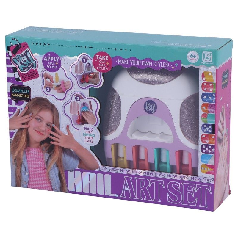 ست اسباب بازی طراحی ناخن Kaisiyuan Toys NKSY928