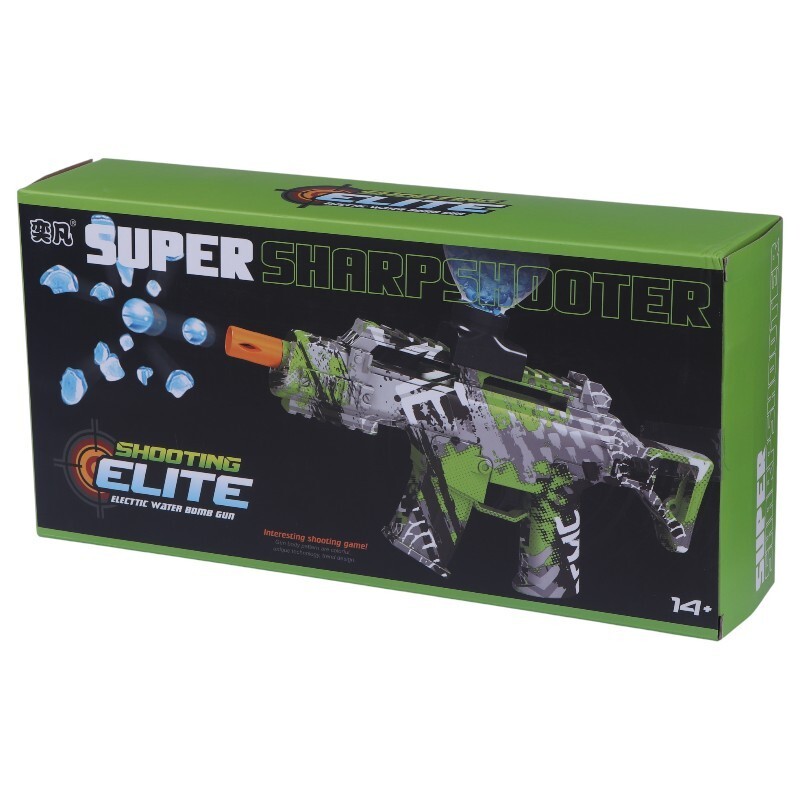ست اسباب بازی تفنگ تیر ژله ای مخزن دار شارژی Elite Super Sharp Shooter YF1738-1