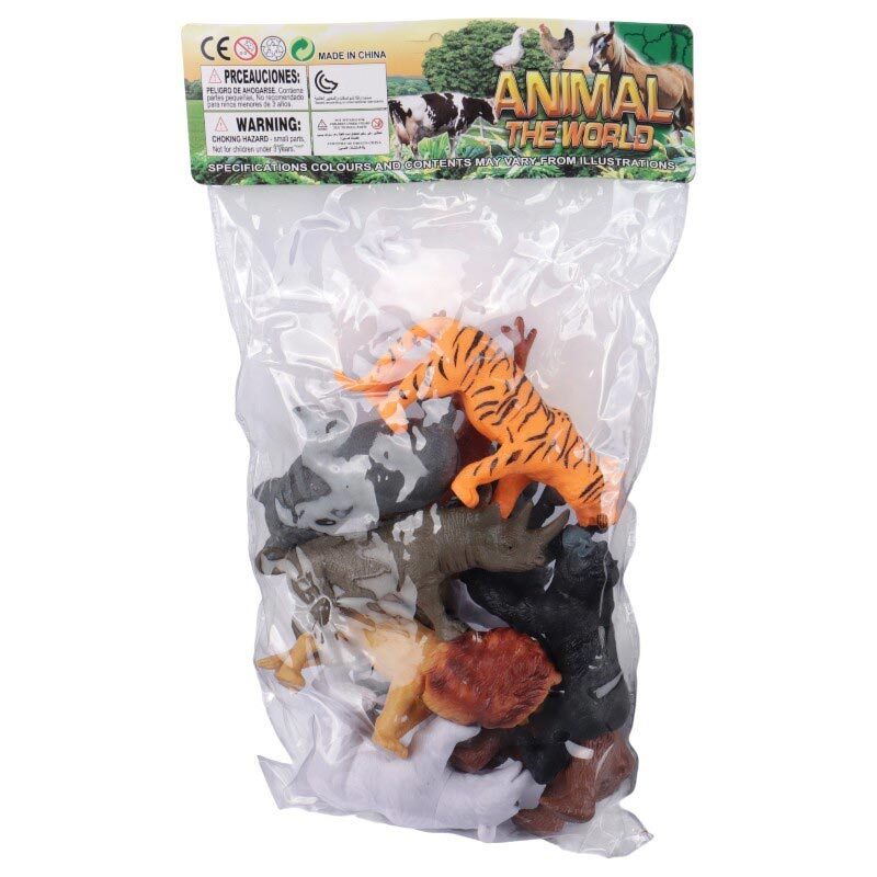 اسباب بازی حیوانات باغ وحش MS Toys بسته 10عددی