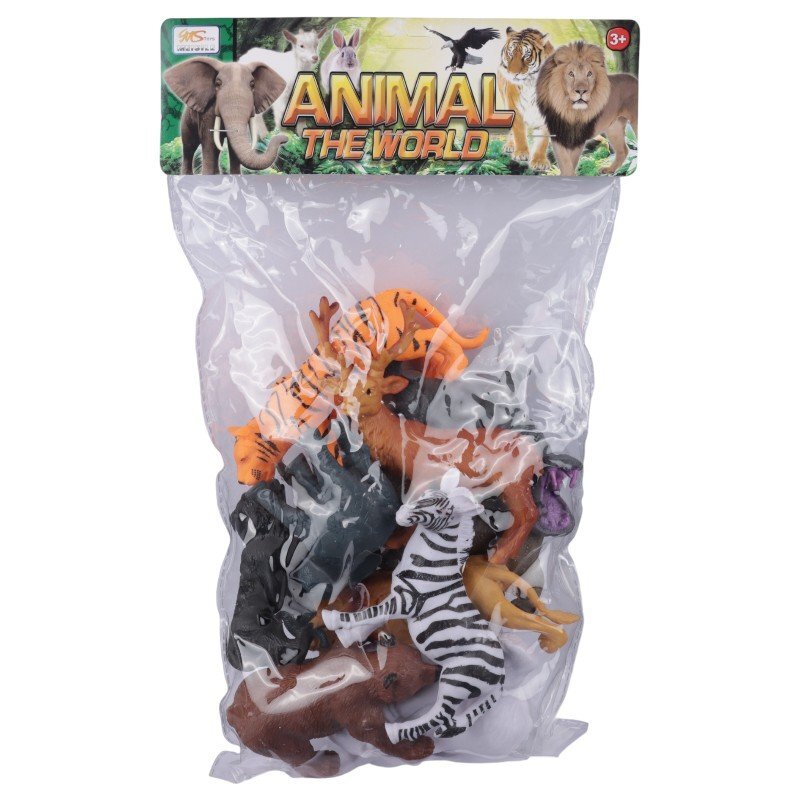 اسباب بازی حیوانات باغ وحش MS Toys بسته 10عددی