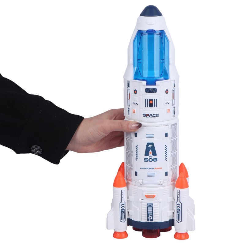 ست اسباب بازی فضاپیما موزیکال دودزا Hanwei Toys Space Craft NO.H202A