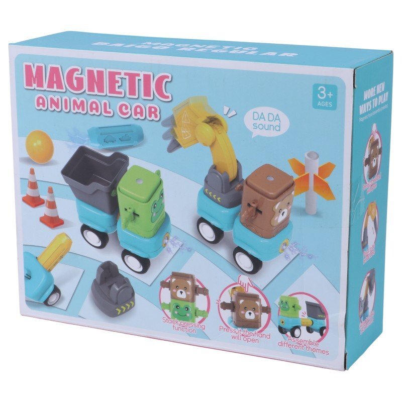 اسباب بازی مگنتی حیوانات و ماشین Behtoys-93 NO.158-60