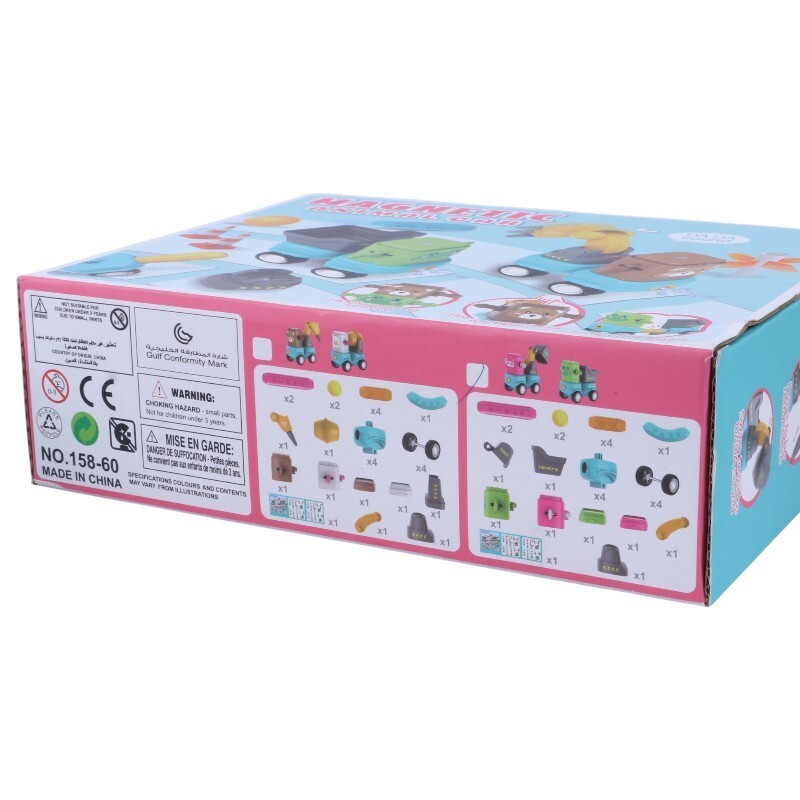 اسباب بازی مگنتی حیوانات و ماشین Behtoys-93 NO.158-60