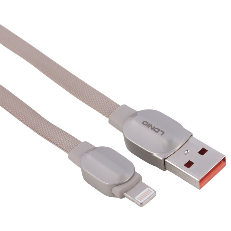 کابل لایتنینگ فست شارژ 50 وات الدینیو LS212 طول 2 متر