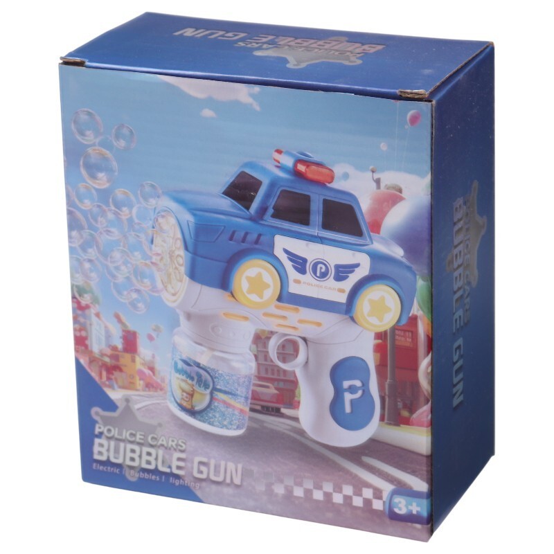 اسباب بازی حباب ساز تفنگی طرح ماشین پلیس Yuhongchi Toys NO.333-36