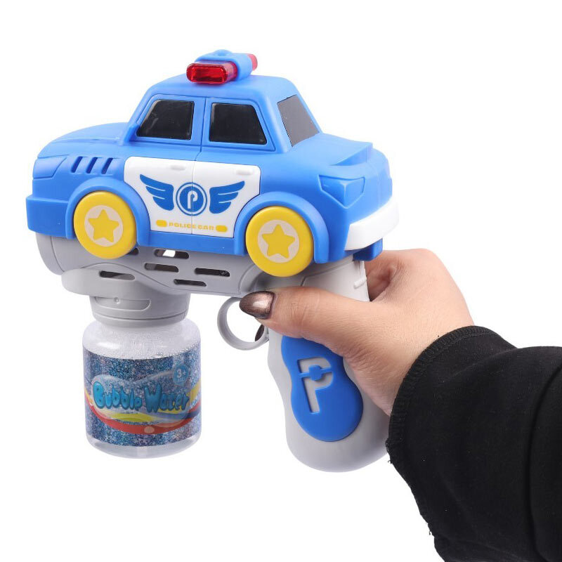 اسباب بازی حباب ساز تفنگی طرح ماشین پلیس Yuhongchi Toys NO.333-36
