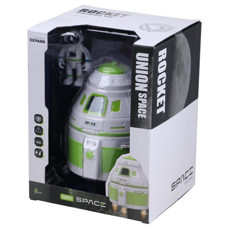 ست اسباب بازی فضانورد موزیکال Rocket Aerospace Toy NO.80164