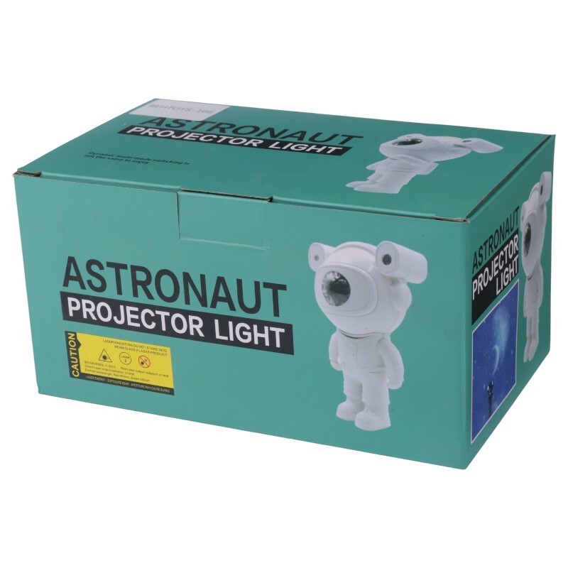 رقص نور موزیکال گردان کهکشانی طرح آدم فضایی Astronaut Projector Light + ریموت کنترل کد 166