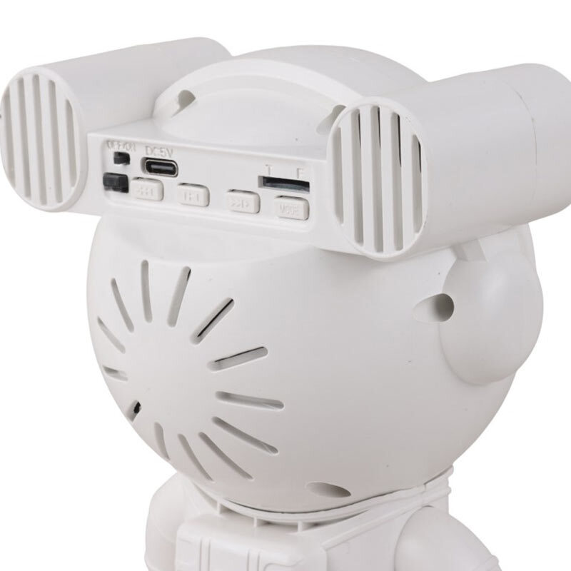 رقص نور موزیکال گردان کهکشانی طرح آدم فضایی Astronaut Projector Light + ریموت کنترل کد 166