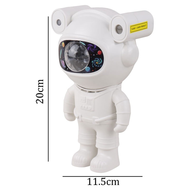 رقص نور موزیکال گردان کهکشانی طرح آدم فضایی Astronaut Projector Light + ریموت کنترل کد 166