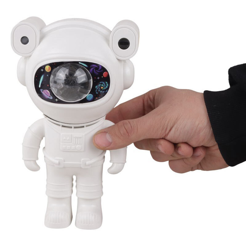 رقص نور موزیکال گردان کهکشانی طرح آدم فضایی Astronaut Projector Light + ریموت کنترل کد 166