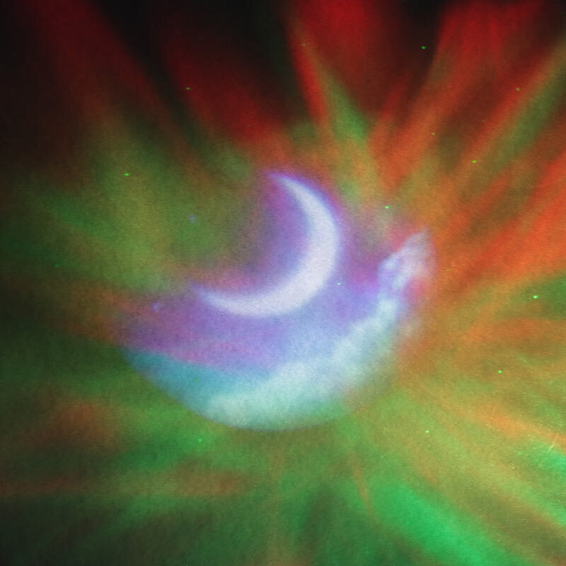 رقص نور موزیکال گردان کهکشانی طرح آدم فضایی Astronaut Projector Light + ریموت کنترل کد 166