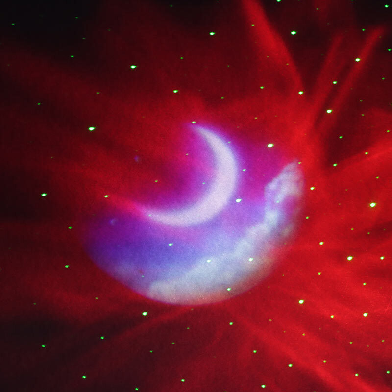 رقص نور موزیکال گردان کهکشانی طرح آدم فضایی Astronaut Projector Light + ریموت کنترل کد 166