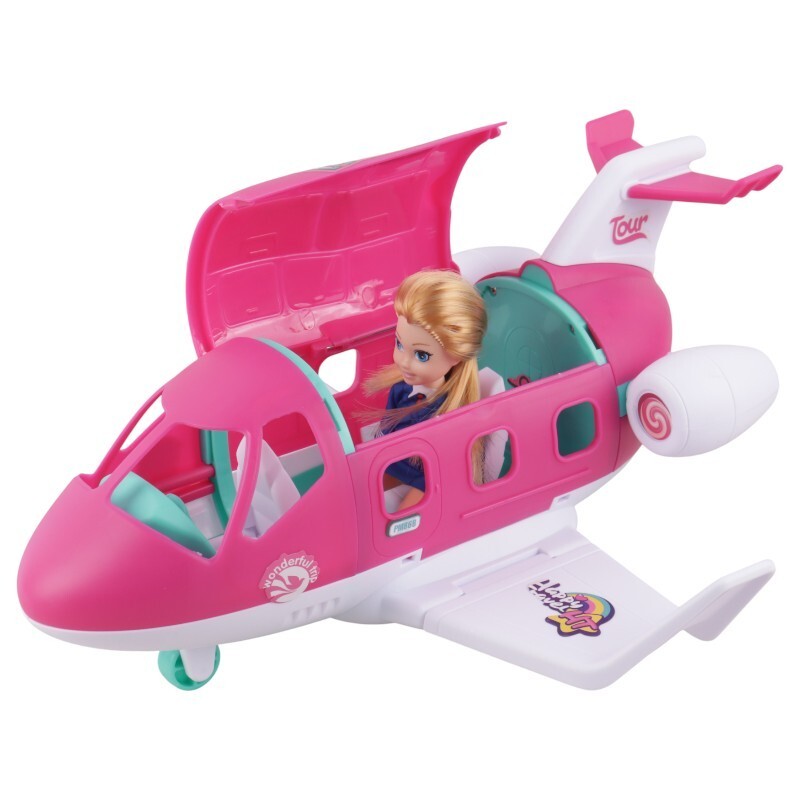 اسباب بازی باربی هواپیما سوار NO.9045-1
