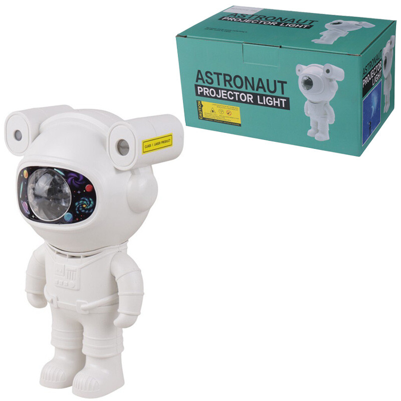 رقص نور موزیکال گردان کهکشانی طرح آدم فضایی Astronaut Projector Light + ریموت کنترل کد 166