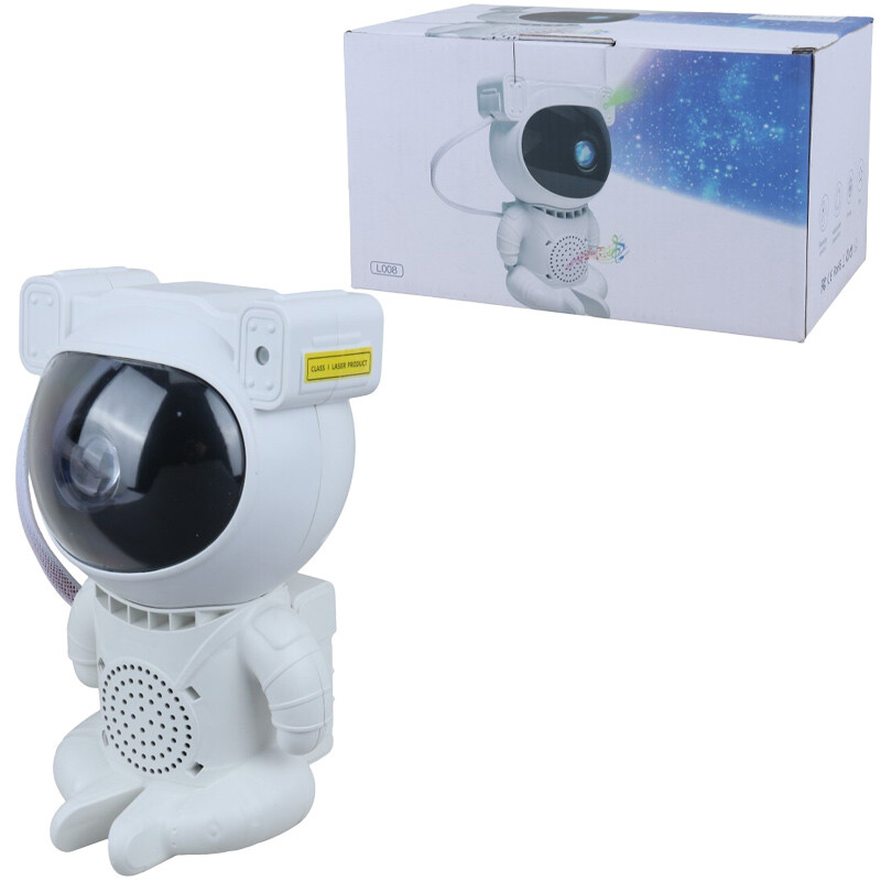 رقص نور موزیکال گردان کهکشانی طرح آدم فضایی L008 + ریموت کنترل کد 157