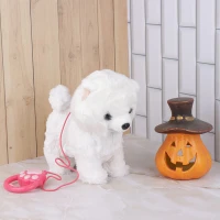 اسباب بازی سگ پشمالو کنترلی سیمی موزیکال متحرک کد 1