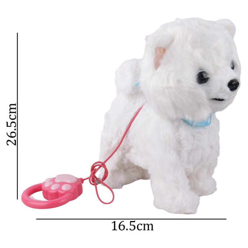 اسباب بازی سگ پشمالو کنترلی سیمی موزیکال متحرک کد 1