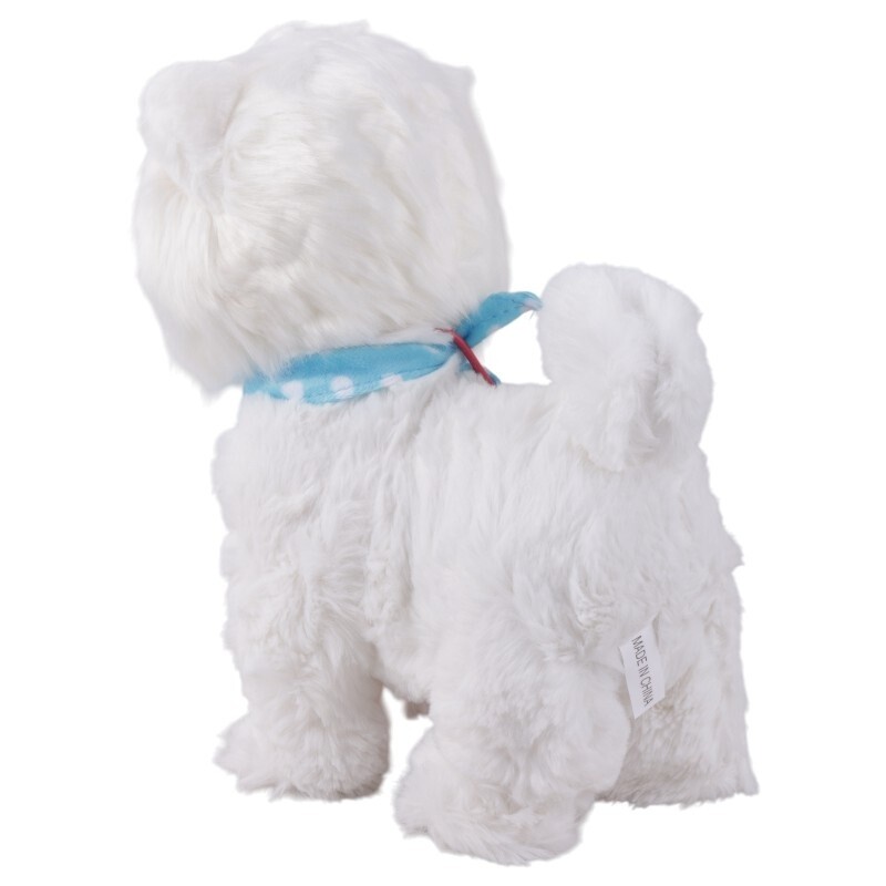 اسباب بازی سگ پشمالو کنترلی سیمی موزیکال متحرک کد 1