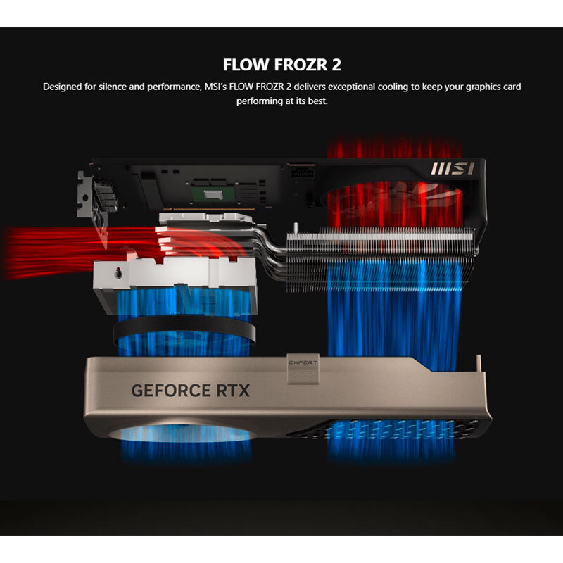 کارت گرافیک MSI GeForce RTX 5070 Ti EXPERT OC 16GB GDDR7 256Bit