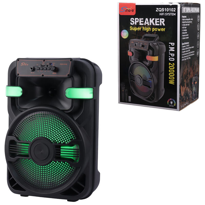 اسپیکر بلوتوثی سینگ ای ZQS10102 + میکروفون و ریموت کنترل