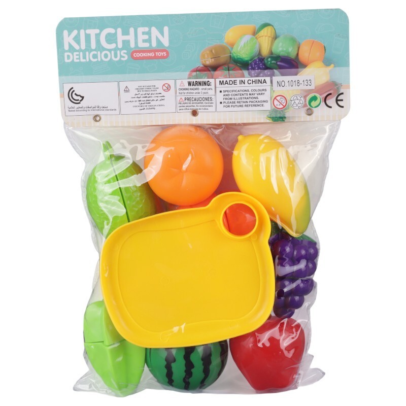 اسباب بازی میوه های برشی No.1018-133