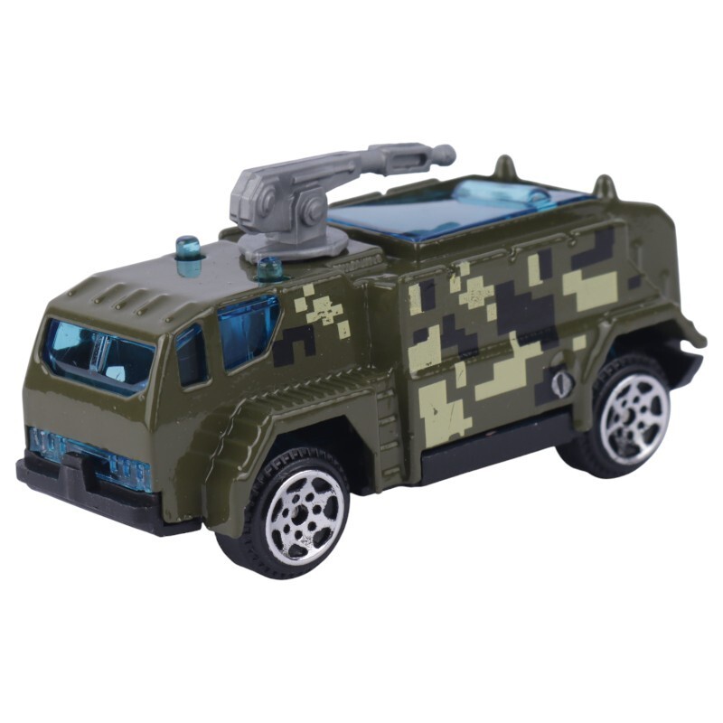 ماشین اسباب بازی جنگی فلزی NO.1215E بسته 6 عددی